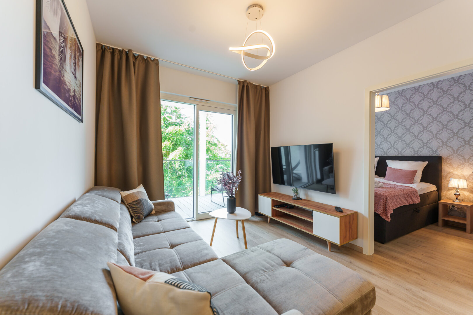 Perłowa Przystań Rent Zielony Szmaragd Sianożęty , Carpe Diem z Widokiem na morze Sianożęty