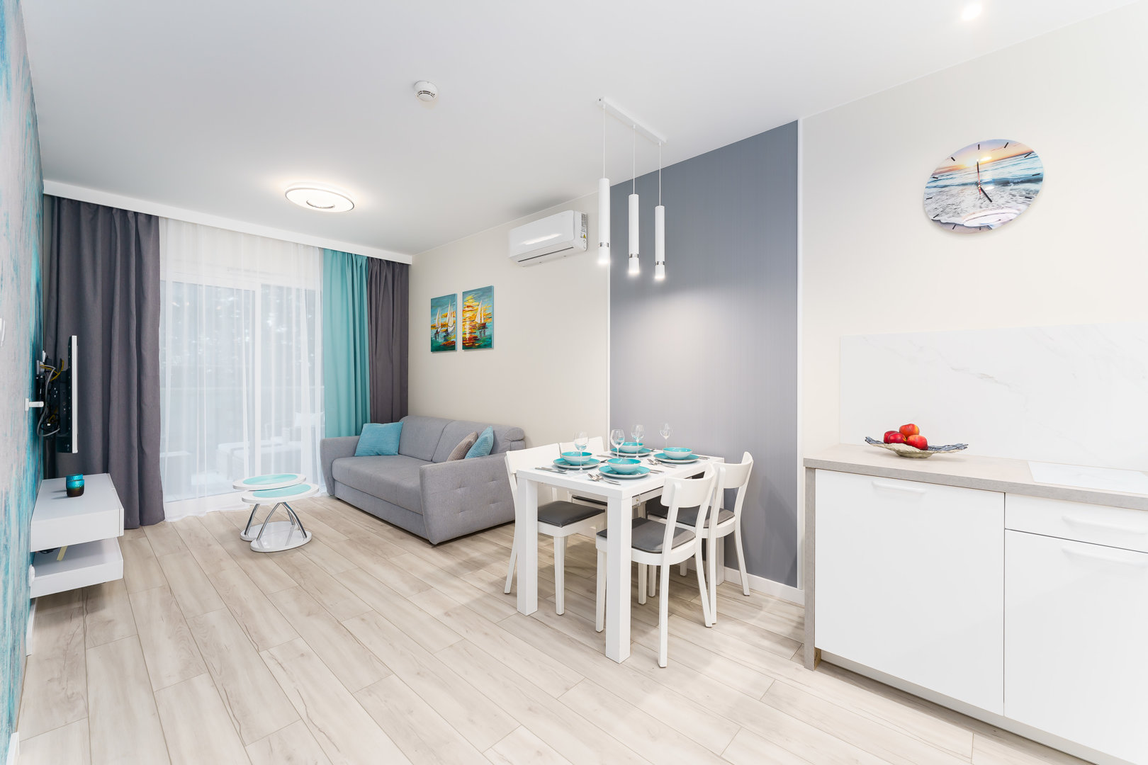 Perłowa Przystań Rent Błękitna Perła z Widokiem na Morze Sianożęty