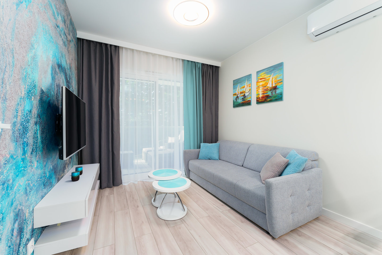 Perłowa Przystań Rent Błękitna Perła z Widokiem na Morze Sianożęty
